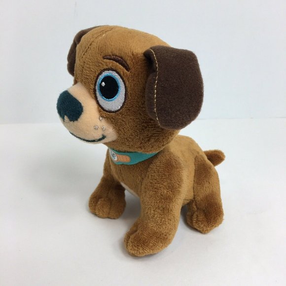 Disney Jr Doc McStuffins Findo 5" Plush Puppy Dog Brown Stuffed Animal Pup Toy - Picture 4 of 12